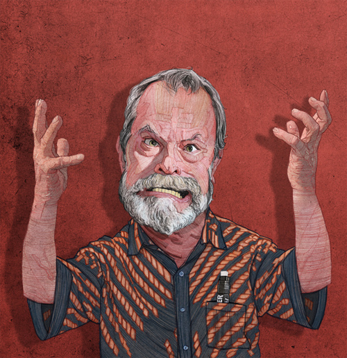 Terry Gilliam caricature Stavros Damos featured 