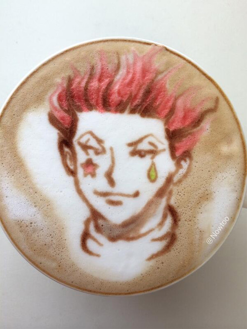 nowtoo sugi colored latte art featured