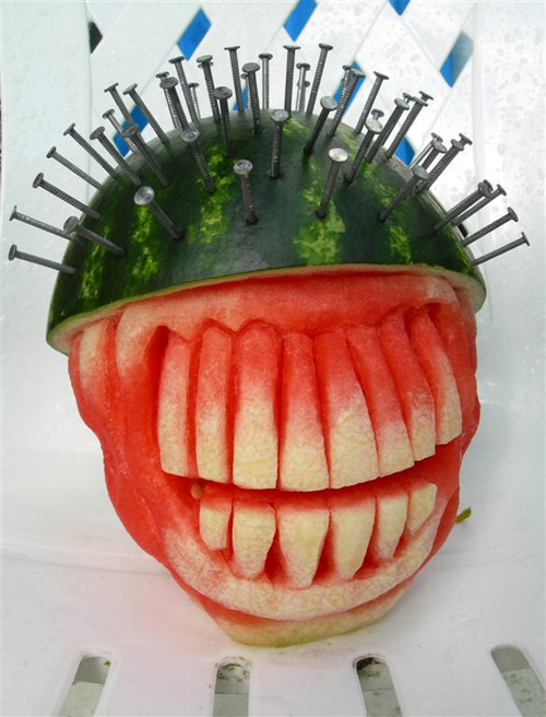 Clive Cooper featured watermelon sculptures