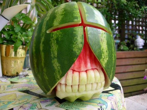 Clive Cooper featured watermelon sculptures