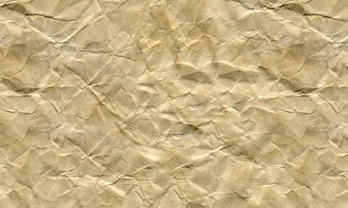 Brown crumpled paper