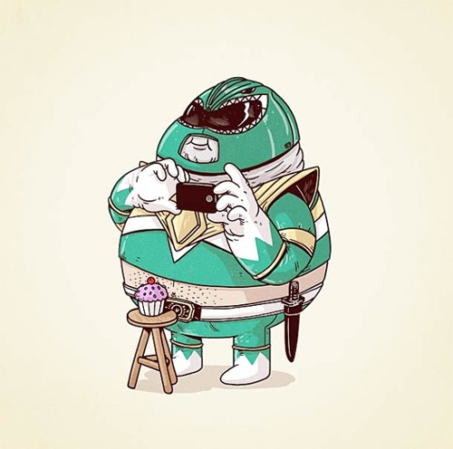 Alex santos fat chunky cartoon superheroes featured