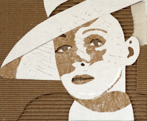 giles oldershaw carving cardboard portraits featured