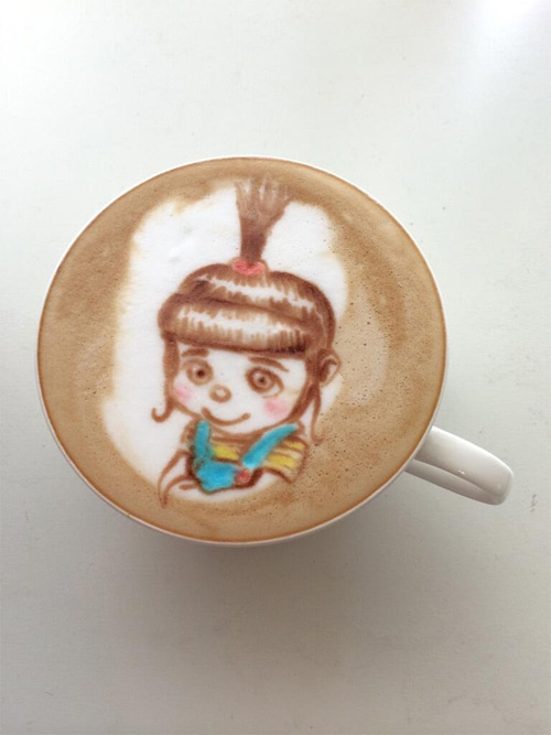 nowtoo sugi colored latte art featured