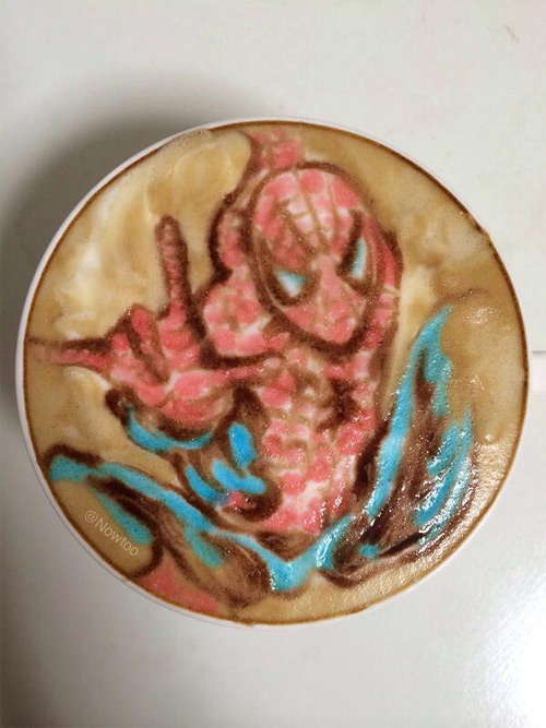 nowtoo sugi colored latte art featured