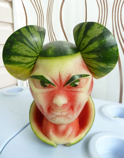 Clive Cooper featured watermelon sculptures