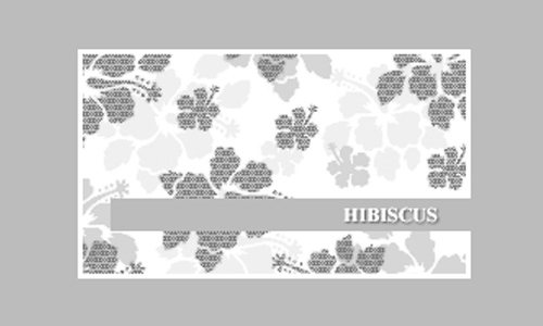 Leafy  free hibiscus brushes