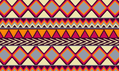 Triangle free tribal patterns