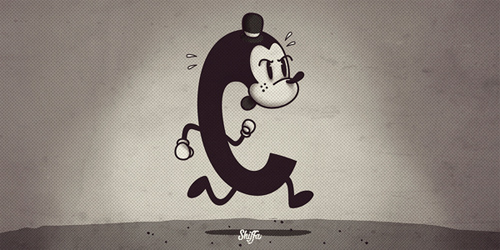 C Cartoon Shiffa 36 Days of Type typography illustration