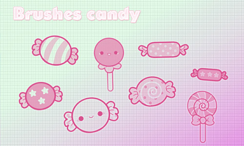 Doodle candy brush