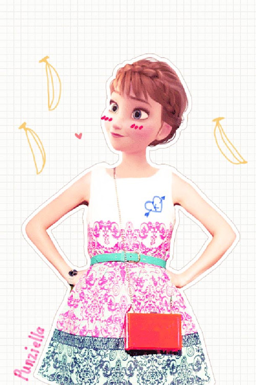 punziella disney character modern fashion featured