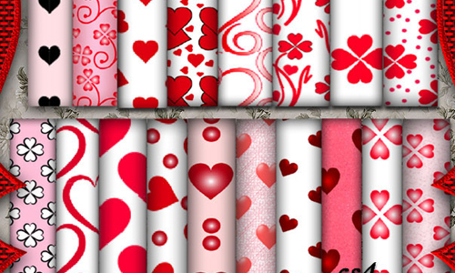 valentine illustrator pattern
