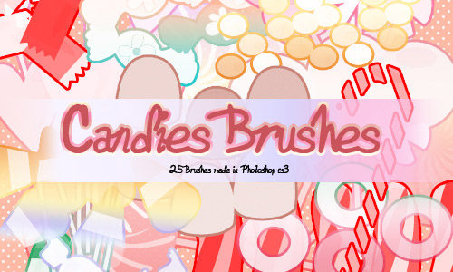 Free candies brushes