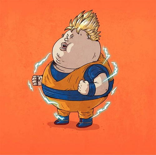 Alex santos fat chunky cartoon superheroes featured