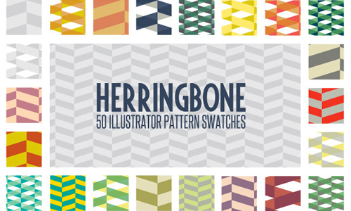 herringbone illustrator pattern