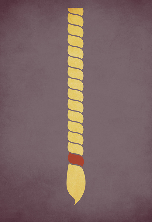 Rapunzel minimalist illustration sinch