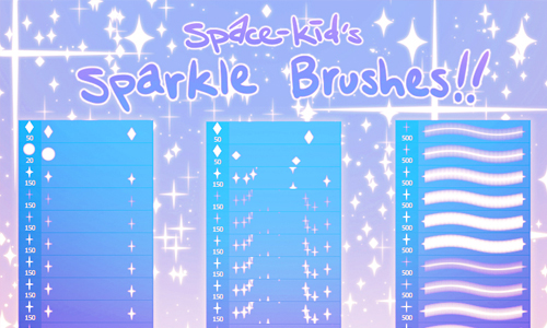 sparkles brushes set