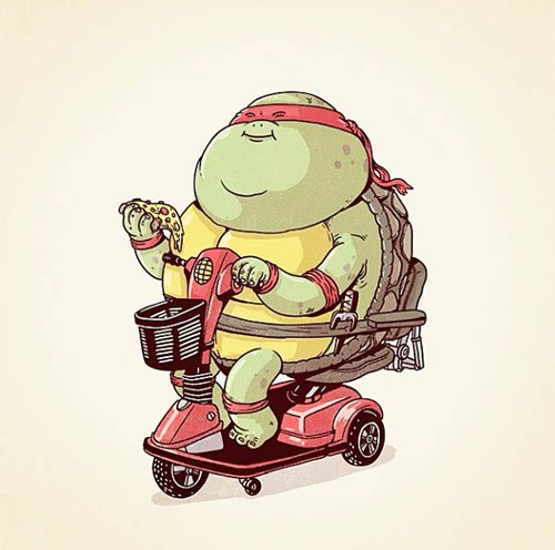 Alex santos fat chunky cartoon superheroes featured