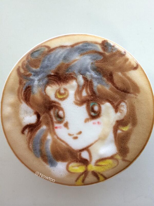 nowtoo sugi colored latte art featured