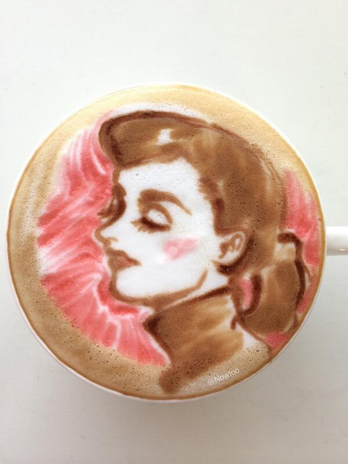 nowtoo sugi colored latte art featured