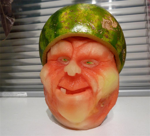 Clive Cooper featured watermelon sculptures