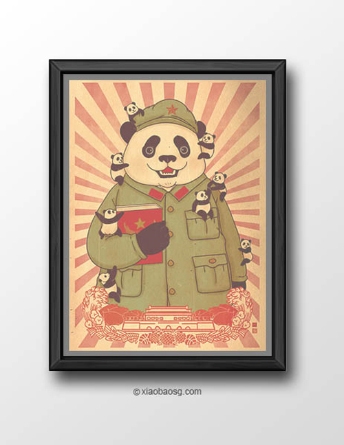 Pansanity William Chua featured panda propaganda posters