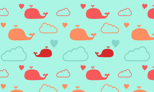 whale clouds patterns free