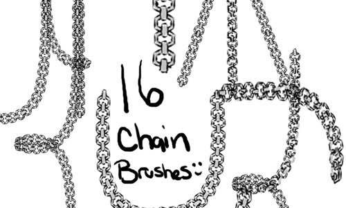 High res chain photoshop brushes free