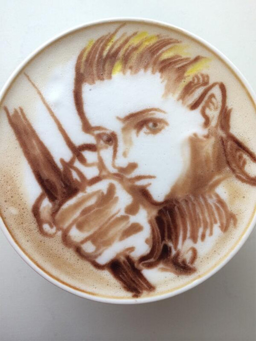 nowtoo sugi colored latte art featured