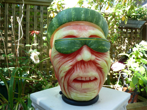 Clive Cooper featured watermelon sculptures