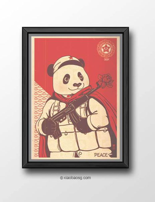 Okay William Chua featured panda propaganda posters