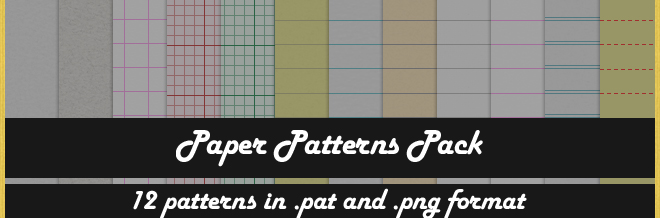 Free And Useful Paper Photoshop Patterns You’d Love To Have