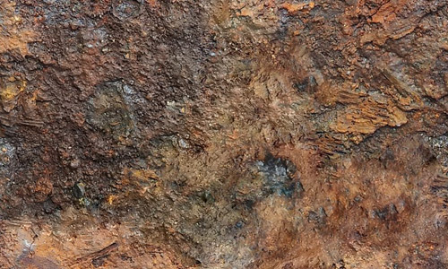 Rough rusty metal texture
