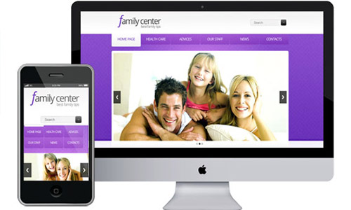 family responsive free html5