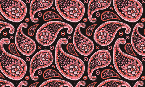 swirly paisley patterns