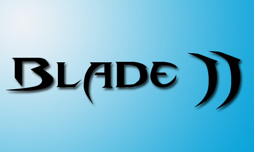Blade movie fonts free