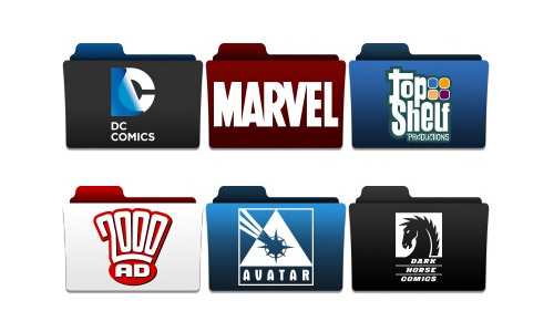 comic folder icons