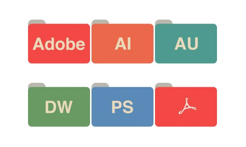 adobe cc folders icons