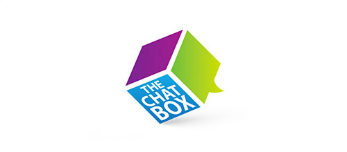 chat box logo design