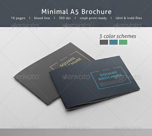 minimal brochure design