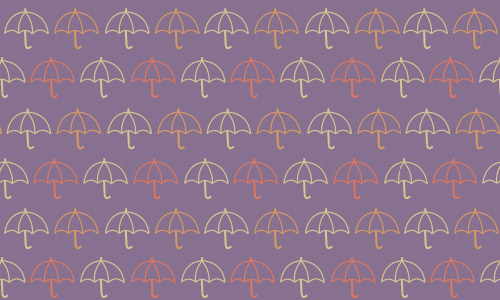 Purple umbrella pattern