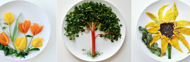 Witty And Scrumptious Art Made Out Of Food