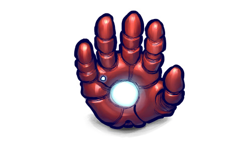 Iron man hand icon