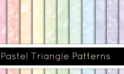 geometrical pastel patterns