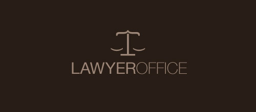 minimalist lawyer firm logo