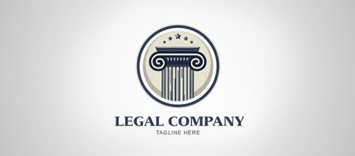 column legal firm logo design