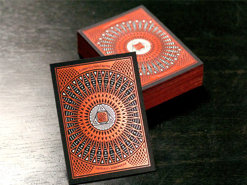 intricate business cards