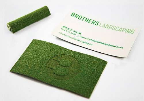 turf grass business card