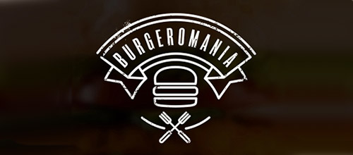 burgermania logo design