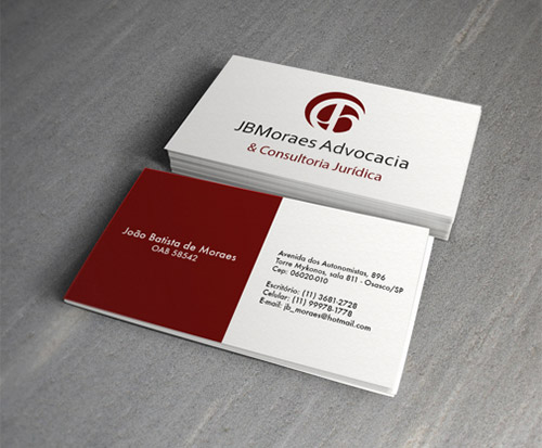 lawyer consultant business card